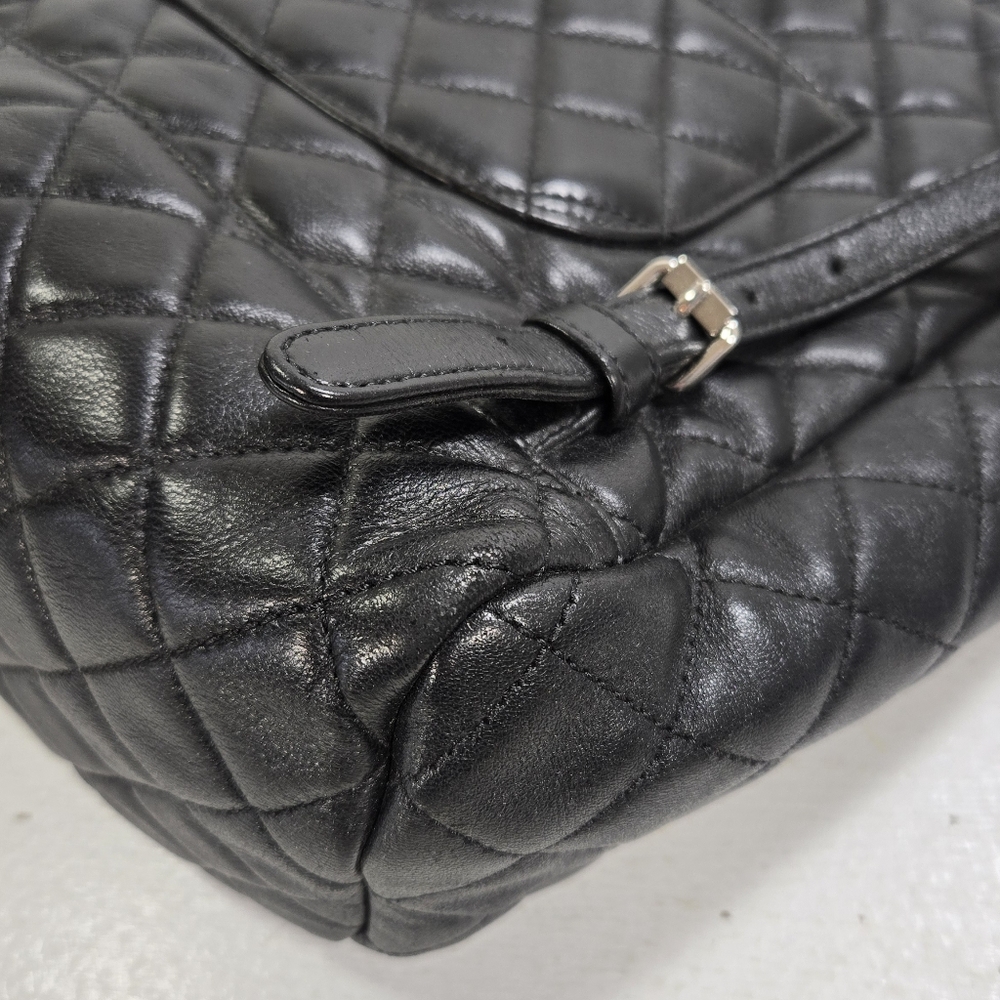 Chanel Urban Spirit Black Quilted Lambskin Large Backpack Bag - Picture 16 of 17